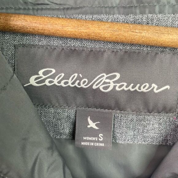 Eddie Bauer Women’s Weatheredge EB650 Down Faux Fur Zip Up Jacket Size S - Picture 8 of 12